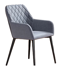 Стул DC-23162 (каркас черный тк.серый/ Velvet HLR-20) Стул DC-23162 (каркас черный тк.серый/ Velvet HLR-20)